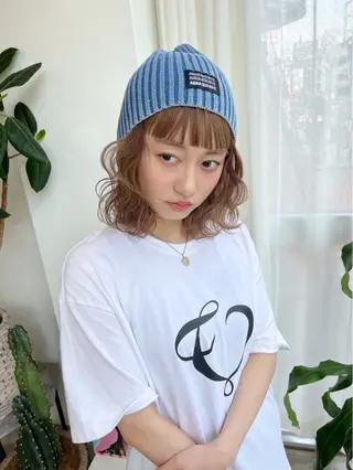 カラー ness 一花のヘアスタイル