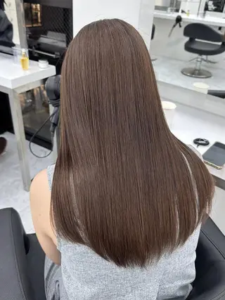 カラー *垢抜け暗髪💍 モデル🖤池袋のヘアスタイル
