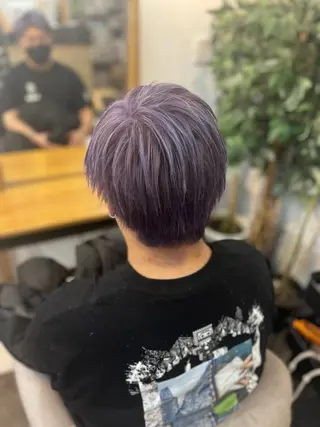 ショート カラー メンズ momoka★彡 lovis大宮のヘアスタイル