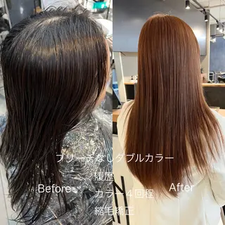 ロング カラー daiki 原宿のヘアスタイル