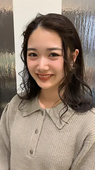 ミディアム カラー nex the salon所属・高橋 かのんのヘアスタイル