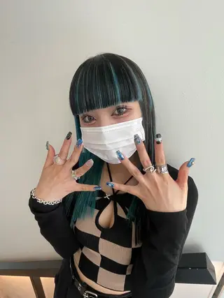 カラー ネイル hair&nail ☯️アイリ☯️のネイルデザイン