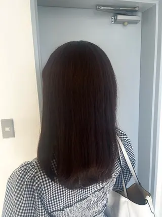 カラー 透明感うる艶カラー 🤍吉島環のヘアスタイル