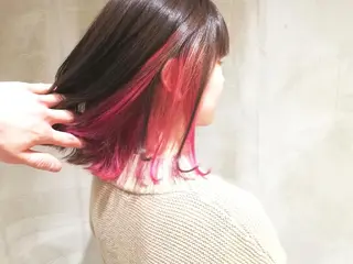 ミディアム カラー ill副店長 立和田純也のヘアスタイル