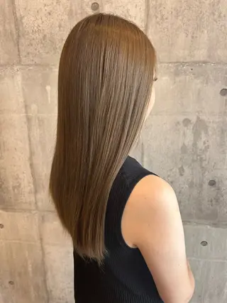 ロング 田中 愛巳のヘアスタイル