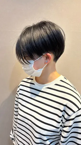 ショート HARUKI  MINATO Japan広島紙屋町店所属・hmj紙屋町店 脊戸智志のヘアスタイル