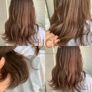 セミロング 髪質改善 頭身浴/ 中田のヘアスタイル