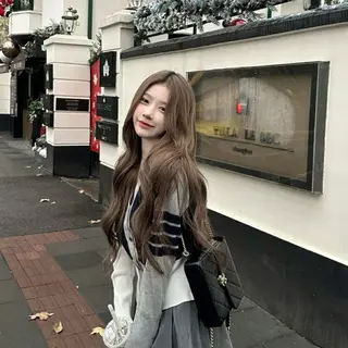 カラー 🤍ベージュ/透明感 韓国ヘア/まりん🤍のヘアスタイル