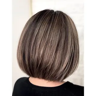 ショート カラー KIZU 髪質改善 オカルト怪談のヘアスタイル