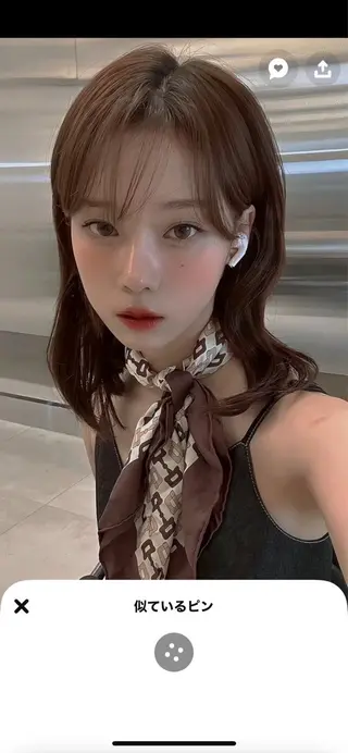 カラー 🤍ベージュ/透明感 韓国ヘア/まりん🤍のヘアスタイル