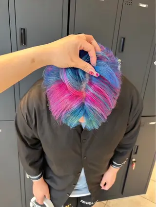 メンズ 🐰ﾈﾓﾄ ﾋﾅﾉ｜ 淵野辺カラー🤍🫧のヘアスタイル