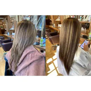 ロング カラー ヘアアレンジ topstylist 野口 雅のヘアスタイル