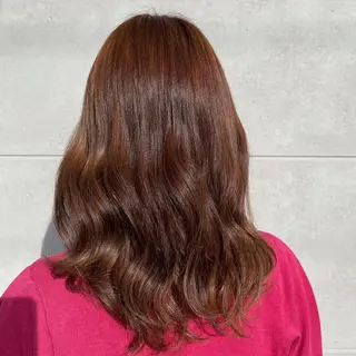 ミディアム カラー パーマ ヘアアレンジ メンズ キッズ マツエク・マツパ sara 荒井店のヘアスタイル