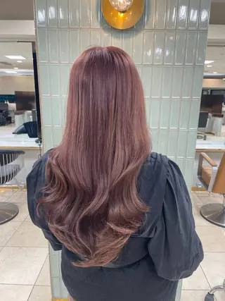 カラー 八木 唯菜のヘアスタイル