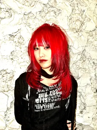 ロング カラー デザインカラー⭐︎★ 🐆hyoma🐆のヘアスタイル