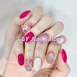 ネイル L&Y Nail🎀 思雪のネイルデザイン