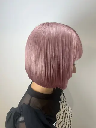 ミディアム ブリーチカラー特化 美容師/𝕐𝕌𝕀のヘアスタイル