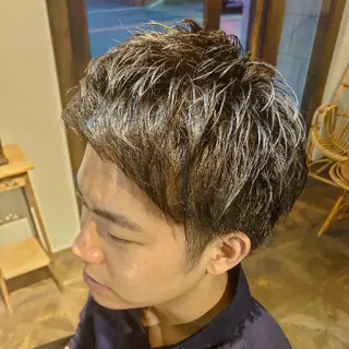 ショート メンズ 川端 智治のヘアスタイル