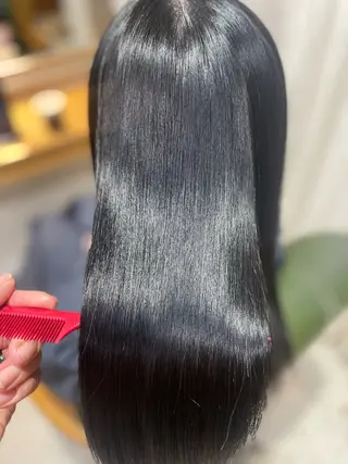 セミロング カラー 髪質改善/縮毛/新宿 🫧SUZUKA🫧のヘアスタイル