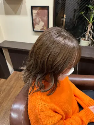 セミロング 【縮毛矯正/カラー】 今野寛己のヘアスタイル