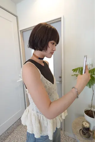 ショート カラー ONZE所属・ONZE miyuのヘアスタイル