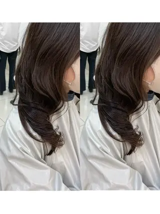 セミロング 🫧ふくだ りな 🕊のヘアスタイル