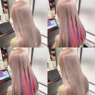 カラー 渋谷:インナーカラー ／🍒エリカ🍒のヘアスタイル