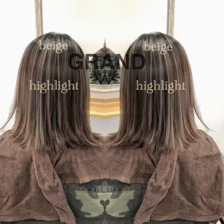 ミディアム aura所属・ashida yuukiのヘアスタイル