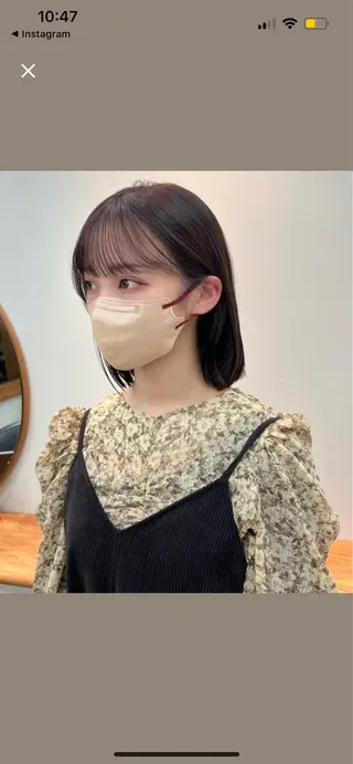 カラー aiko【艶カラー ・ミニモ年内で終了】のヘアスタイル