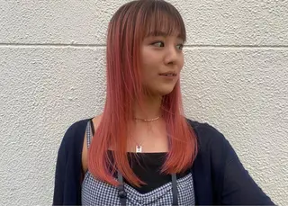 ロング カラー uchiyama kenのヘアスタイル