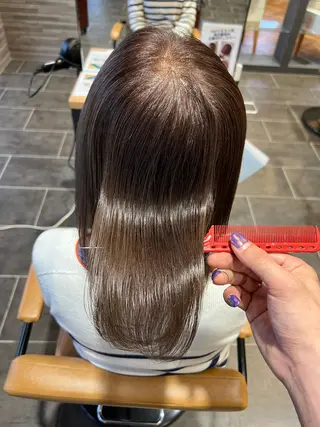 ロング カラー ツヤ髪の匠/髪質改善 山本晃太のヘアスタイル