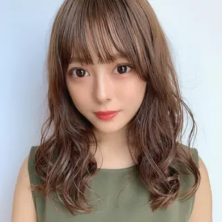 ミディアム 木俣 真也のヘアスタイル
