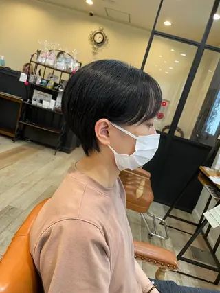 ショート 亀川蓮 Agu hairのヘアスタイル