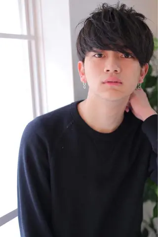 ショート メンズ ✖️リーアキト LEEAKITO✖️のヘアスタイル