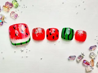 ネイル ネイルPetit Ribbonのネイルデザイン