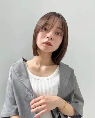 ショート カラー mee.表参道所属・ボブ/ショート /パーマ/shinのヘアスタイル