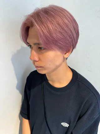 ショート パーマ/ハイトーン /吉田眞のヘアスタイル