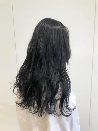 セミロング カラー KANAMI日暮里 韓国ヘア・メイクのヘアスタイル
