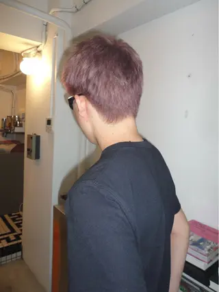 ショート メンズ 楪所属・チヒロ/パーマ /ショートのヘアスタイル