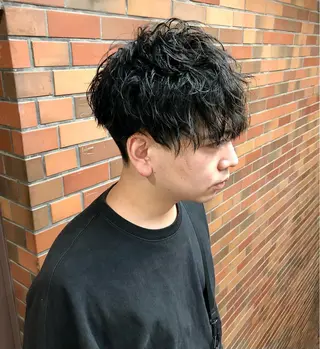 パーマ メンズ ⭐️TOSHIKI メンズパーマオタク⭐のヘアスタイル