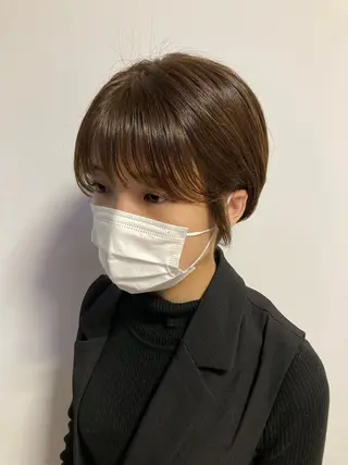 ショート カラー メンズヘア/透明感 カラー/ayatoのヘアスタイル