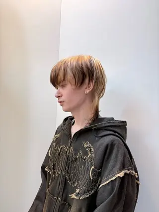 カラー メンズ ハイトーン/デザイン /メンズ🧤莉音のヘアスタイル