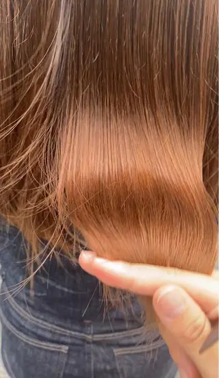 暖色＊ベージュ ＊くらたあやかのヘアスタイル