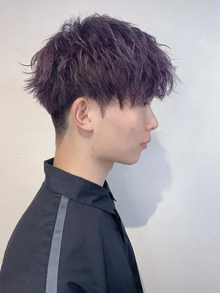 ショート カラー パーマ _ WHITE三宮店のヘアスタイル