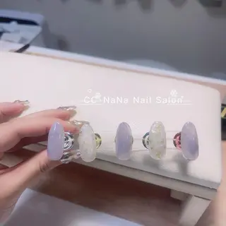ネイル CC  NaNa ワンホンネイル🌙Nのネイルデザイン