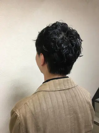 ショート パーマ メンズ 清水 まなのマツエク・マツパデザイン