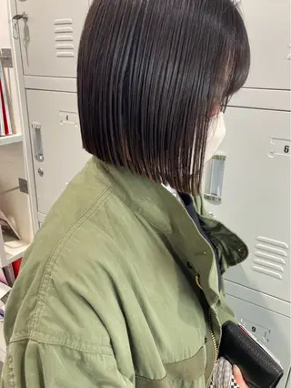 ミディアム WARP/縮毛矯正 山野辺のヘアスタイル