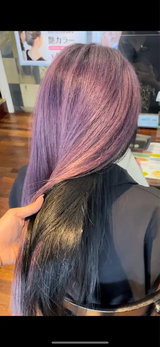 ロング カラー 福見 美保のヘアスタイル