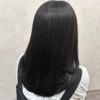 セミロング カラー レイヤー/艶カラー/ Natsuho💞のヘアスタイル