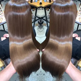 ロング 縮毛矯正/髪質改善 井上智秀のヘアスタイル